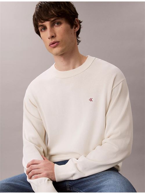 eu ls cotton relaxed CALVIN KLEIN JEANS | LV04RC309GYAS